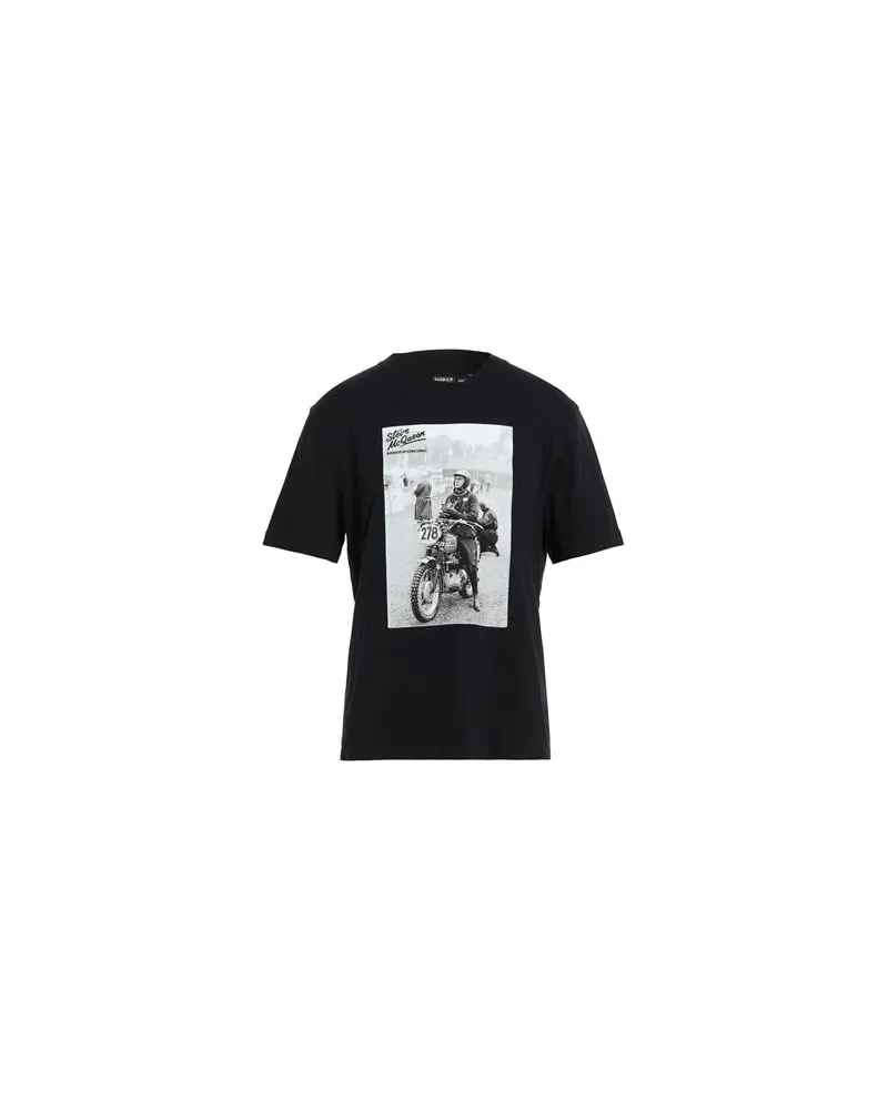 Barbour THE STEVE MCQUEEN COLLECTION - TOPS - T-shirtsauf YOOX.COM Schwarz