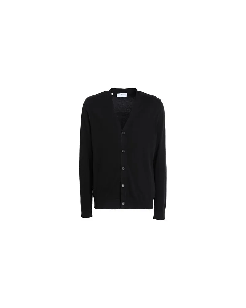 Selected Homme STRICKWAREN - Strickjackenauf YOOX.COM Schwarz