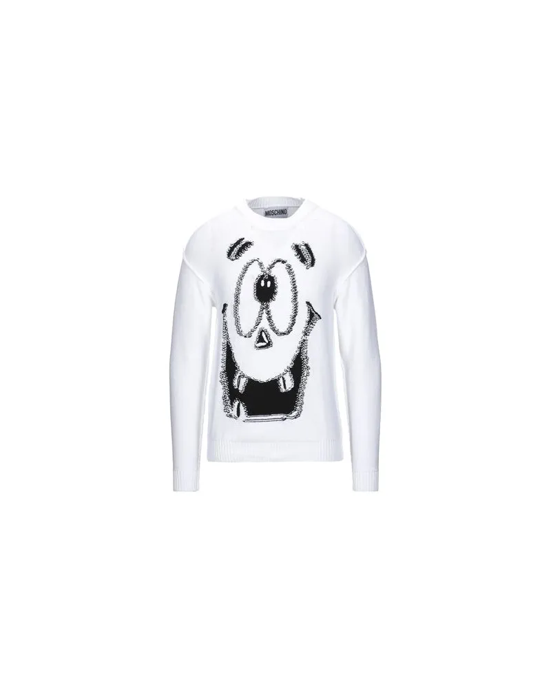 Moschino STRICKWAREN - Pulloverauf YOOX.COM Weiß