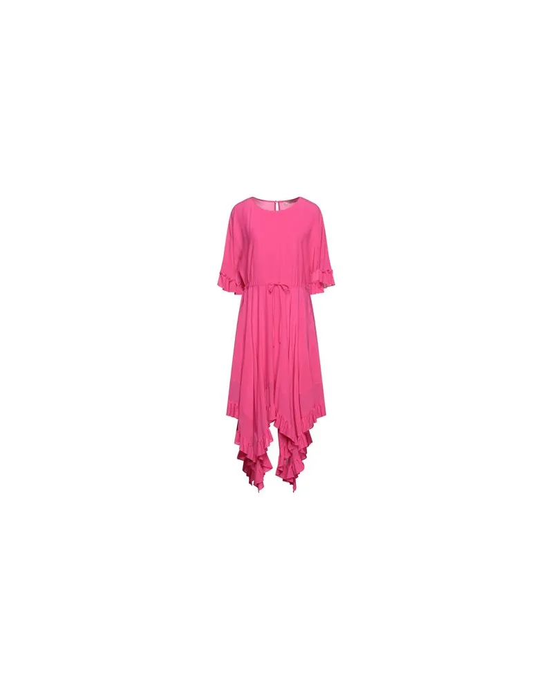 Twin-Set KLEIDER - Midi-Kleiderauf YOOX.COM Fuchsia