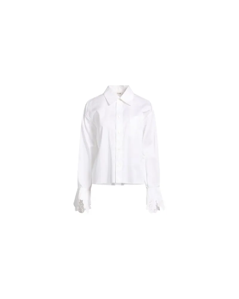 Celine TOPS - Hemdenauf YOOX.COM Weiß