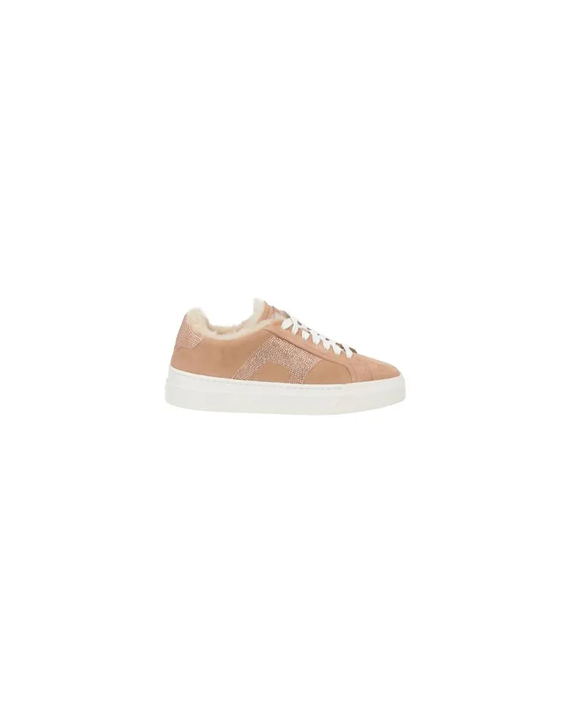 Santoni DOUBLE BUCKLE SNEAKER - SCHUHE - Sneakersauf YOOX.COM Hellbraun
