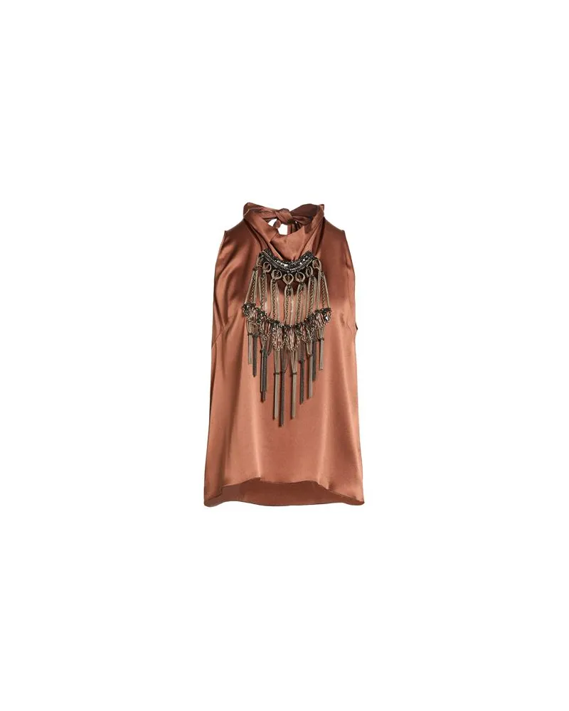 Alberta Ferretti TOPS - Topsauf YOOX.COM Braun
