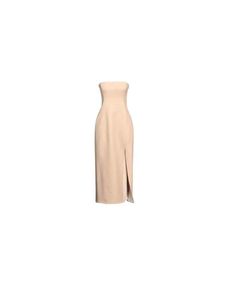 SIR KLEIDER - Midi-Kleiderauf YOOX.COM Beige