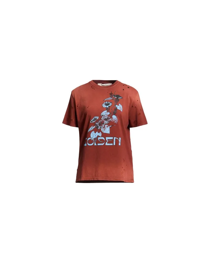 Golden Goose TOPS - T-shirtsauf YOOX.COM Ziegelrot