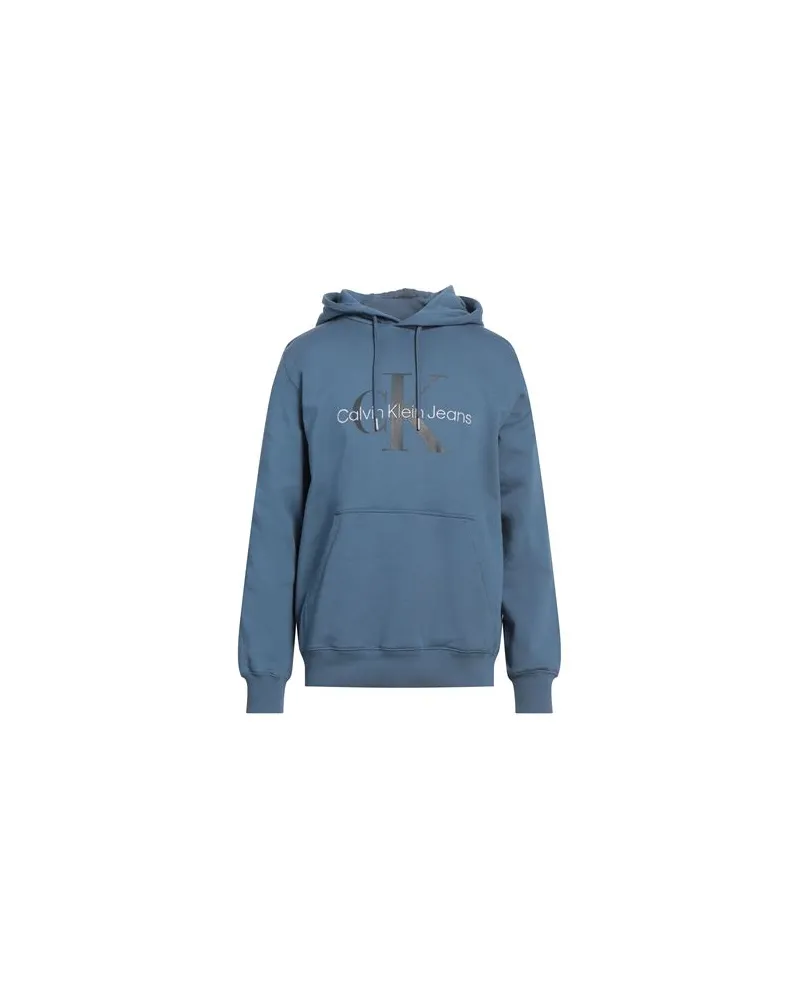 Calvin Klein TOPS - Sweatshirtsauf YOOX.COM Taubenblau
