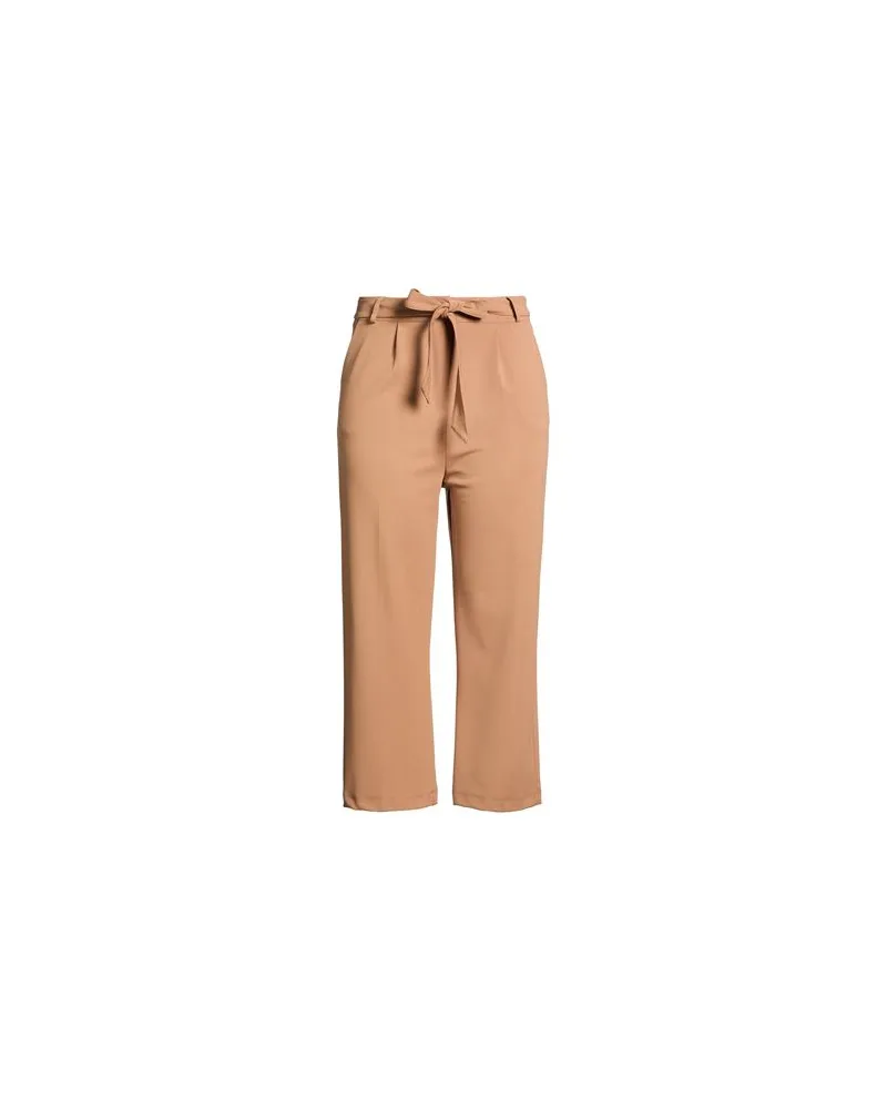Soallure HOSEN & RÖCKE - Hosenauf YOOX.COM Hellbraun