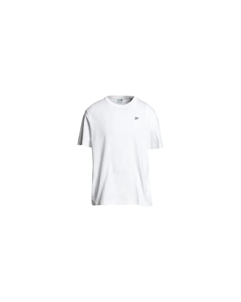Puma Downtown Tee  - Downtown Tee - TOPS - T-shirtsauf YOOX.COM Weiß