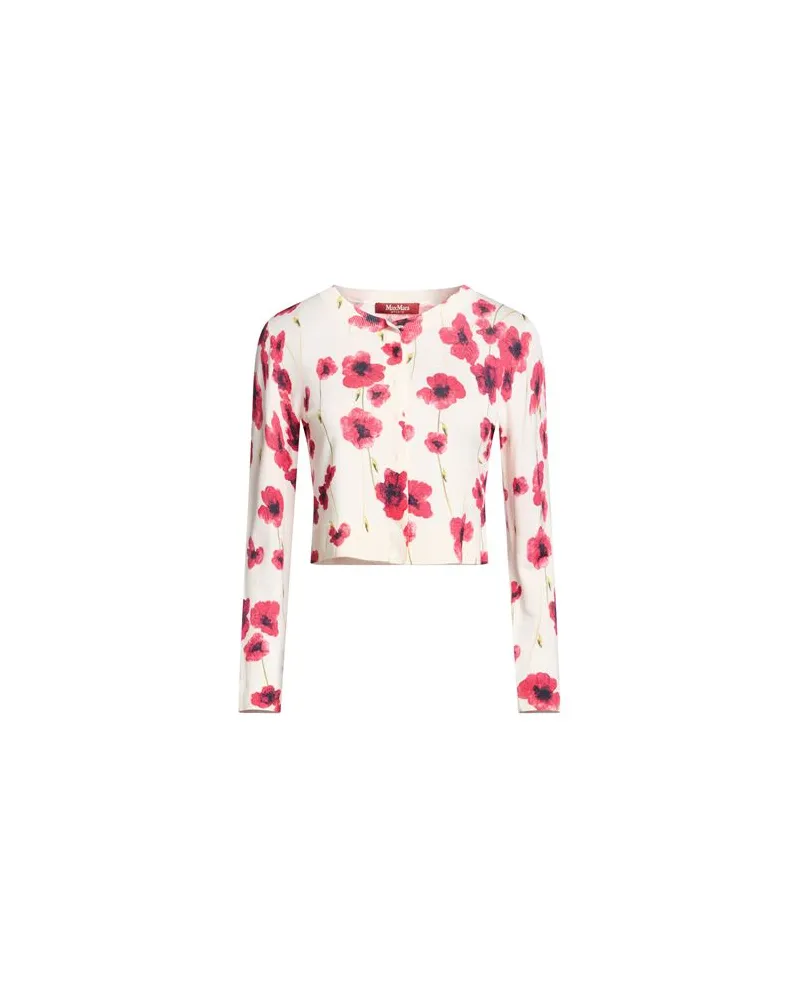 Max Mara STRICKWAREN - Strickjackenauf YOOX.COM Elfenbein