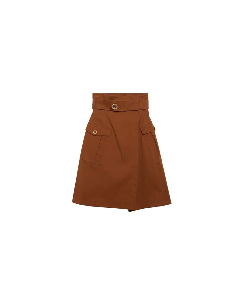 Eleventy HOSEN & RÖCKE - Midi-Röckeauf YOOX.COM Braun