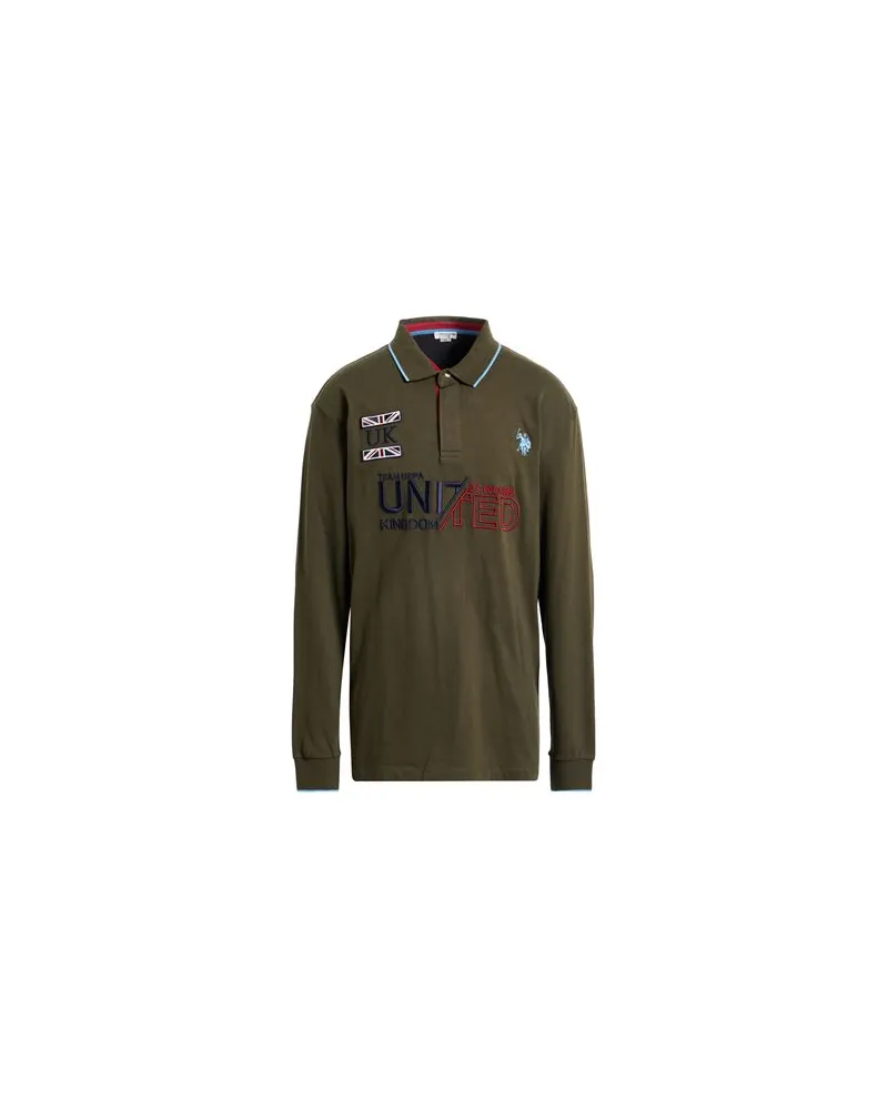 U.S. Polo Assn.  TOPS - Poloshirtsauf YOOX.COM Militärgrün