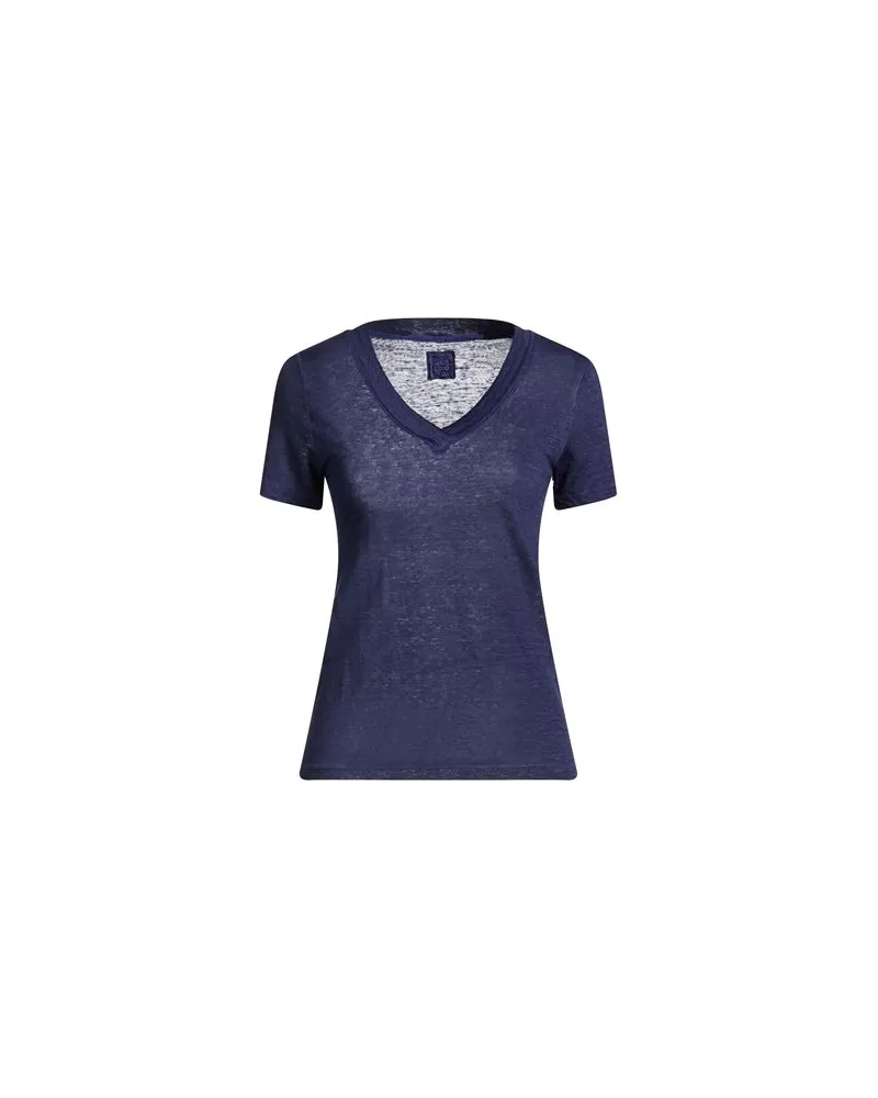 120% Lino TOPS - T-shirtsauf YOOX.COM Marineblau