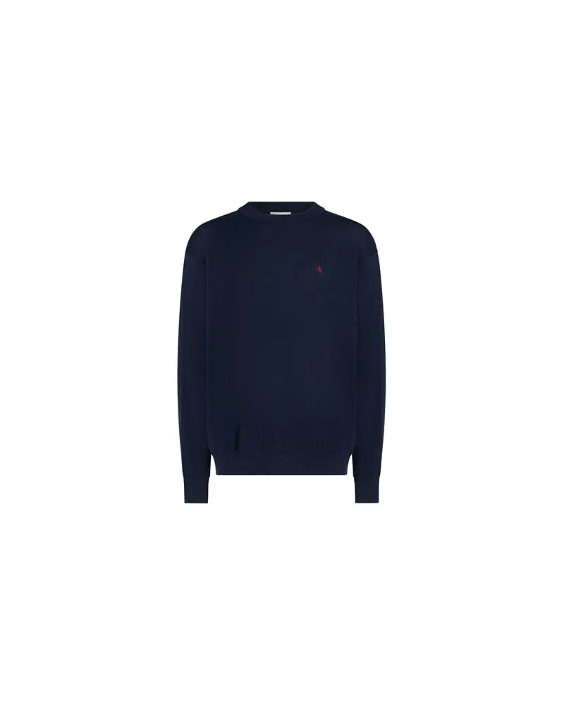 Calvin Klein STRICKWAREN - Pulloverauf YOOX.COM Marineblau