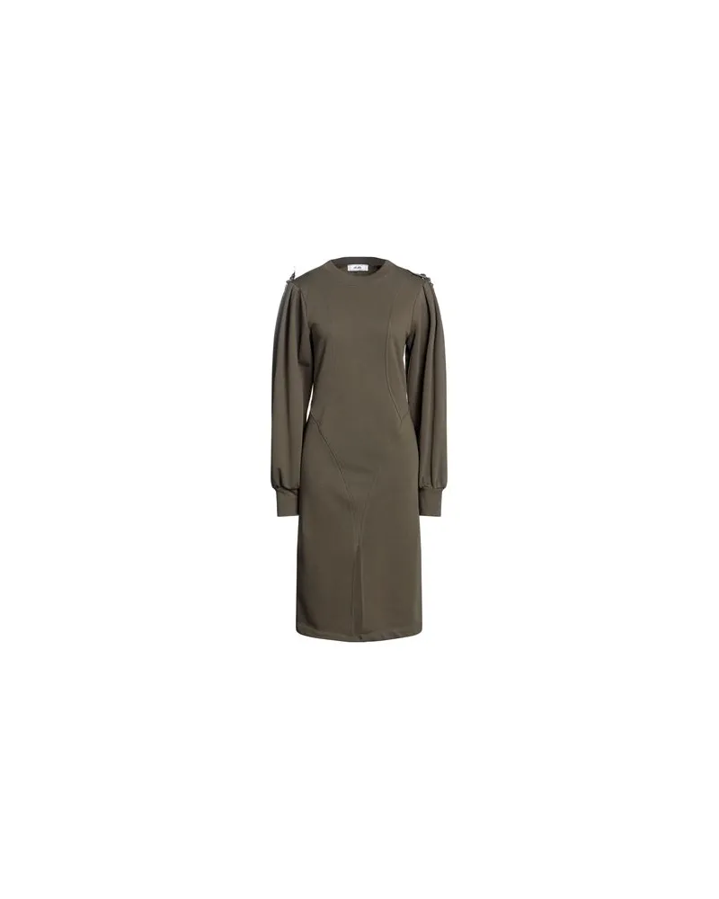 Jijil KLEIDER - Midi-Kleiderauf YOOX.COM Militärgrün
