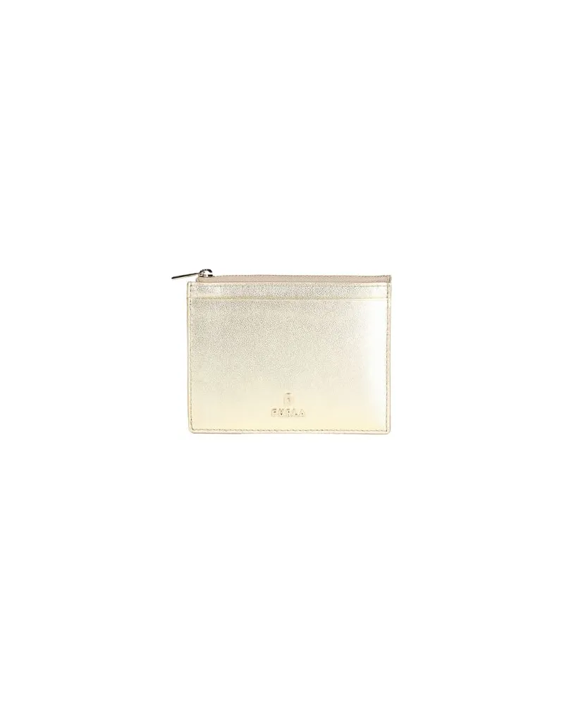 Furla CAMELIA L CARD CASE  - Kleinlederwaren - Portemonnaiesauf YOOX.COM Gold