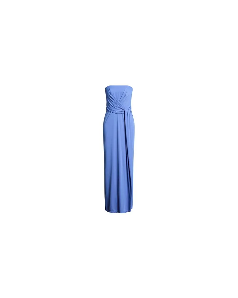 Ralph Lauren KLEIDER - Maxi-Kleiderauf YOOX.COM Azurblau