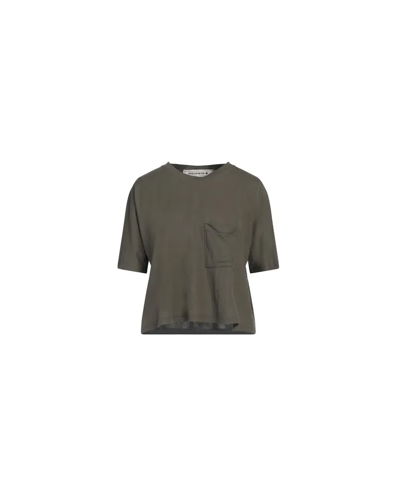SHIRTAPORTER TOPS - T-shirtsauf YOOX.COM Militärgrün