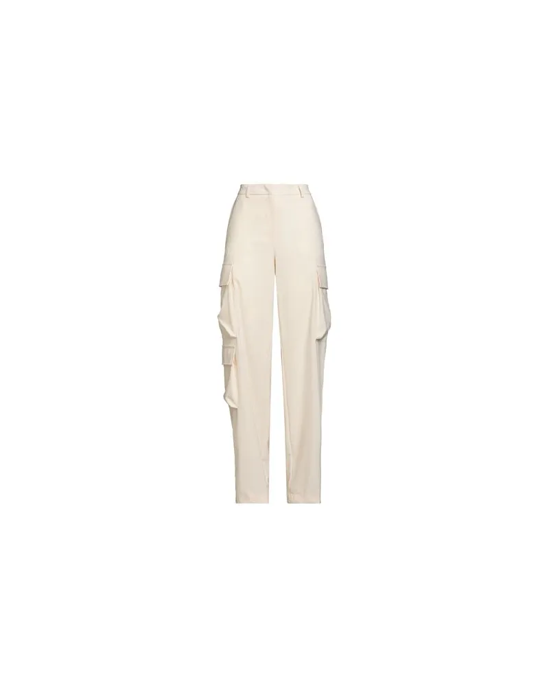 Icona By Kaos HOSEN & RÖCKE - Hosenauf YOOX.COM Cremeweiß