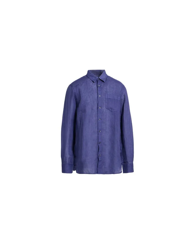 120% Lino TOPS - Hemdenauf YOOX.COM Marineblau