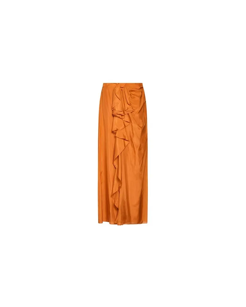 Alberta Ferretti HOSEN & RÖCKE - Maxi-Röckeauf YOOX.COM Orange