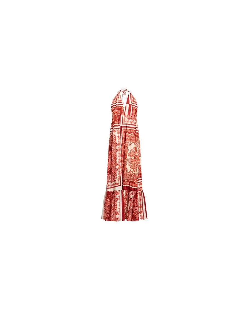 VICOLO KLEIDER - Midi-Kleiderauf YOOX.COM Ziegelrot
