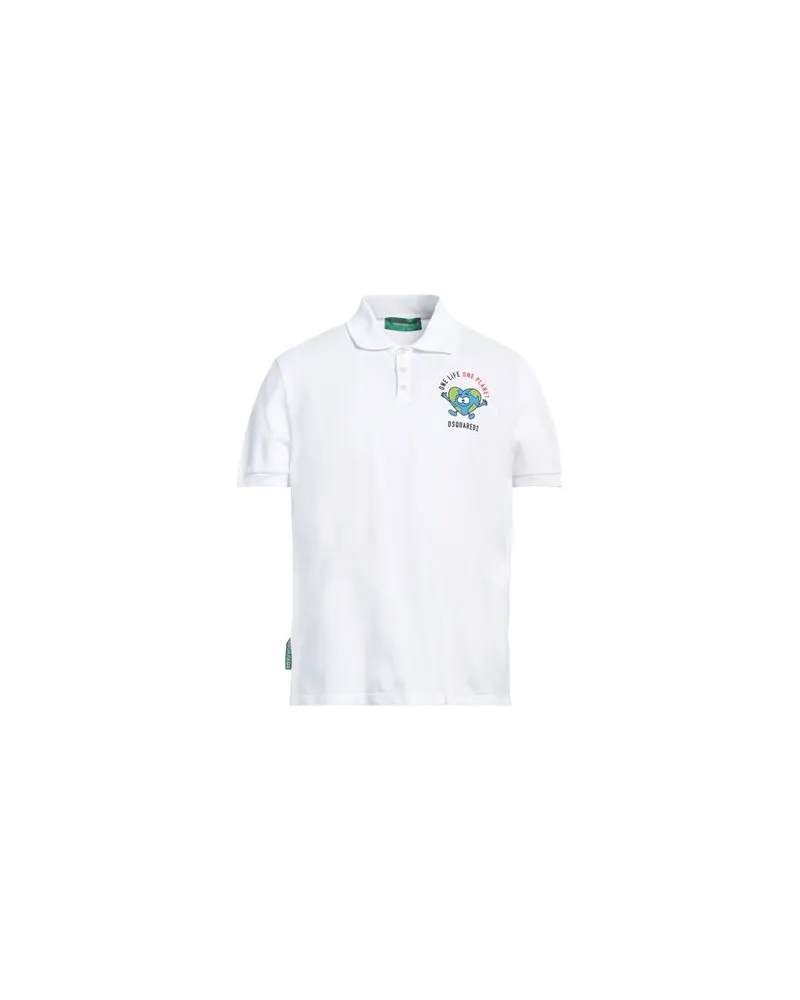 Dsquared2 TOPS - Poloshirtsauf YOOX.COM Weiß