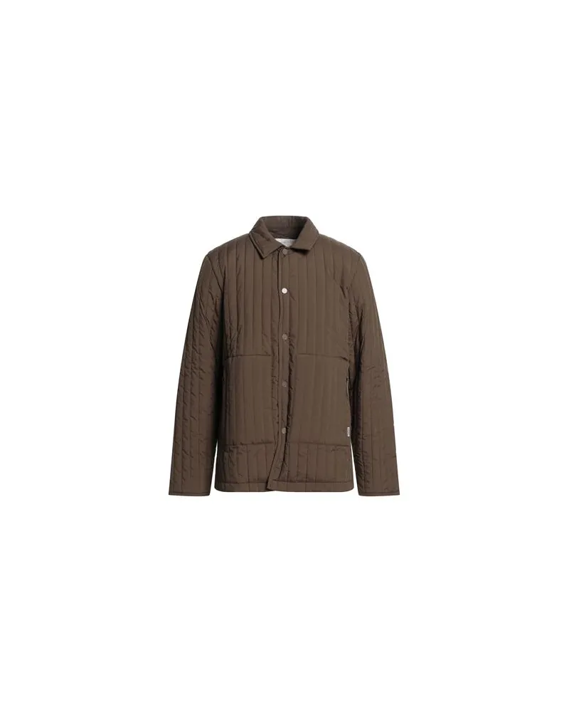 RAINS JACKEN & MÄNTEL - Pufferjacken & Daunenjackenauf YOOX.COM Khaki
