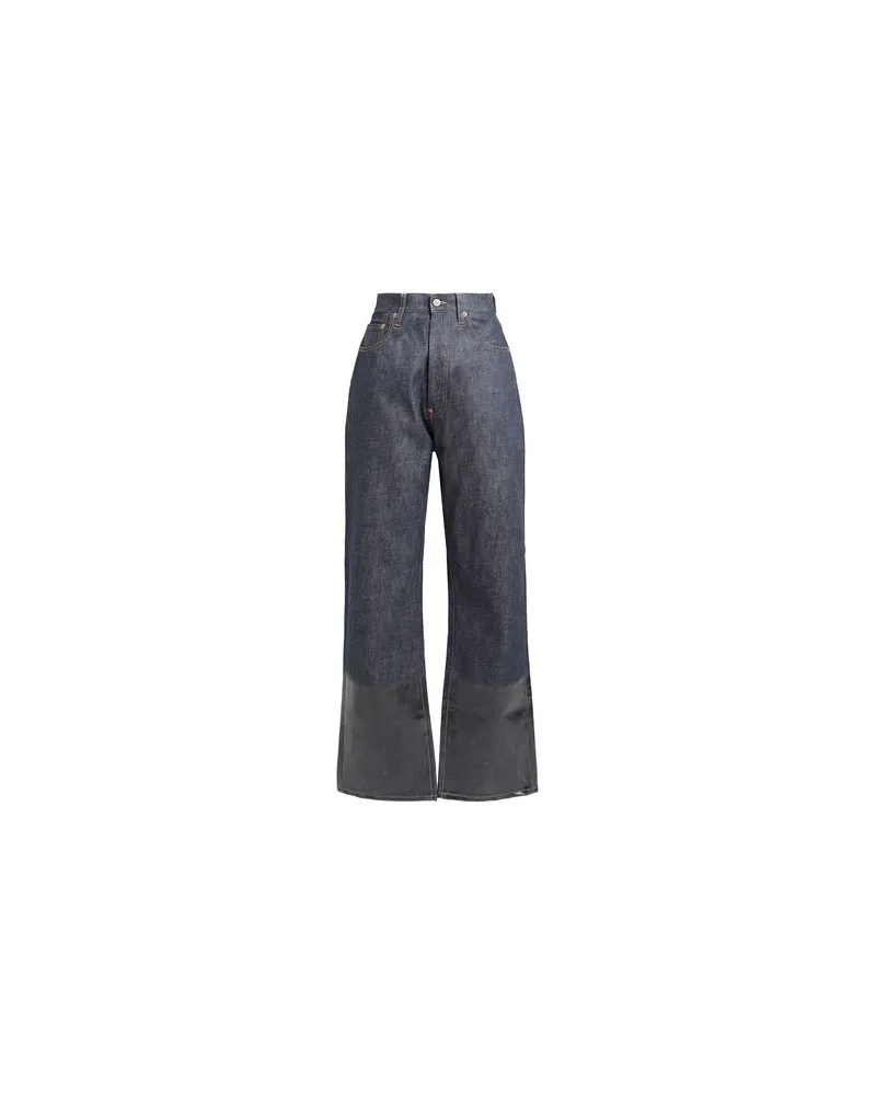 Maison Margiela HOSEN & RÖCKE - Jeanshosenauf YOOX.COM Blau