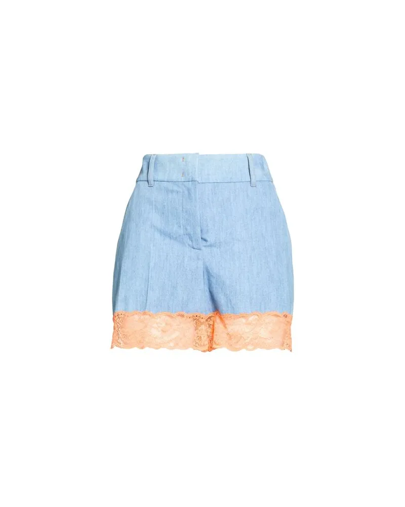 Moschino HOSEN & RÖCKE - Jeansshortsauf YOOX.COM Blau
