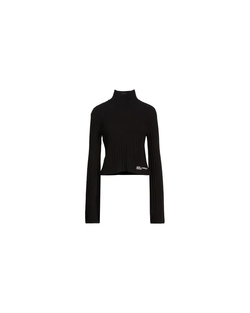 Karl Lagerfeld STRICKWAREN - Rollkragenpulloverauf YOOX.COM Schwarz