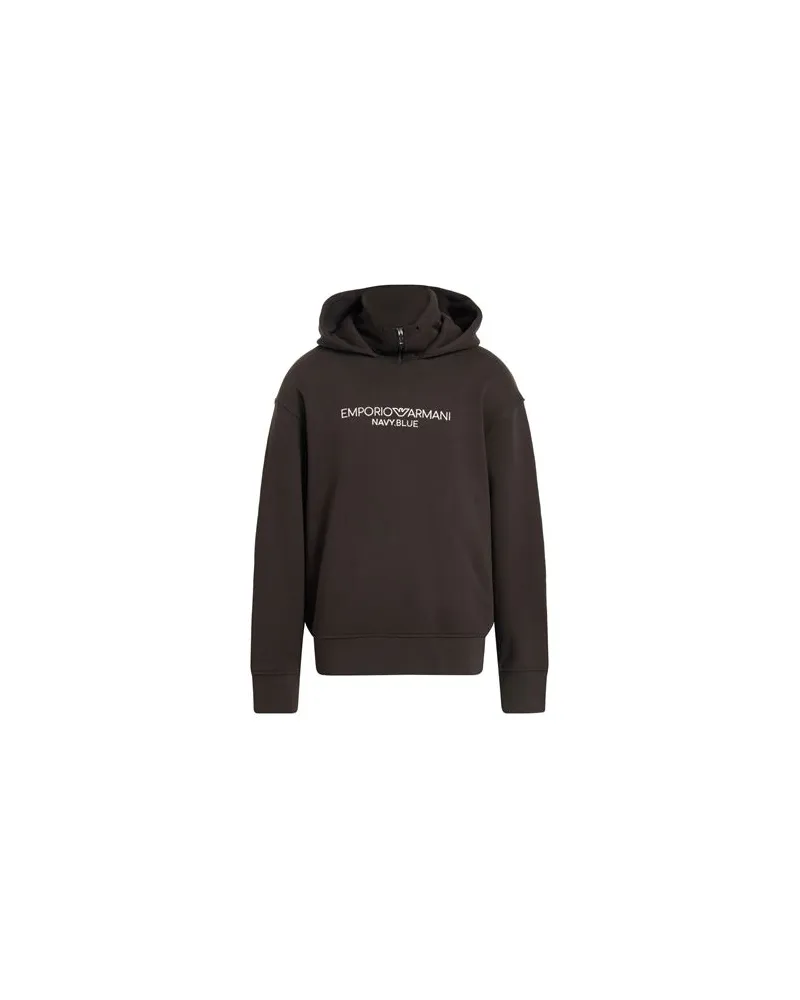 Emporio Armani TOPS - Sweatshirtsauf YOOX.COM Dunkelbraun