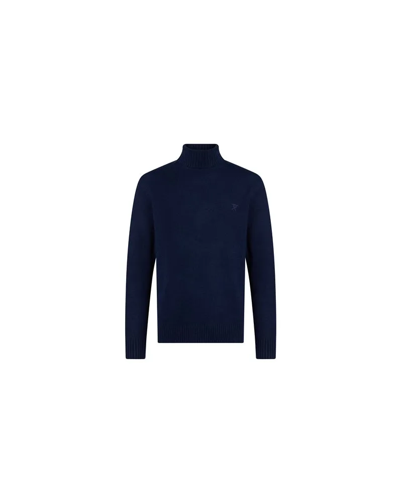 BERNA STRICKWAREN - Rollkragenpulloverauf YOOX.COM Marineblau