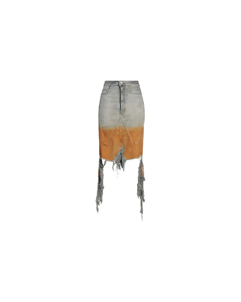 DRKSHDW by Rick Owens HOSEN & RÖCKE - Jeansröckeauf YOOX.COM Senf