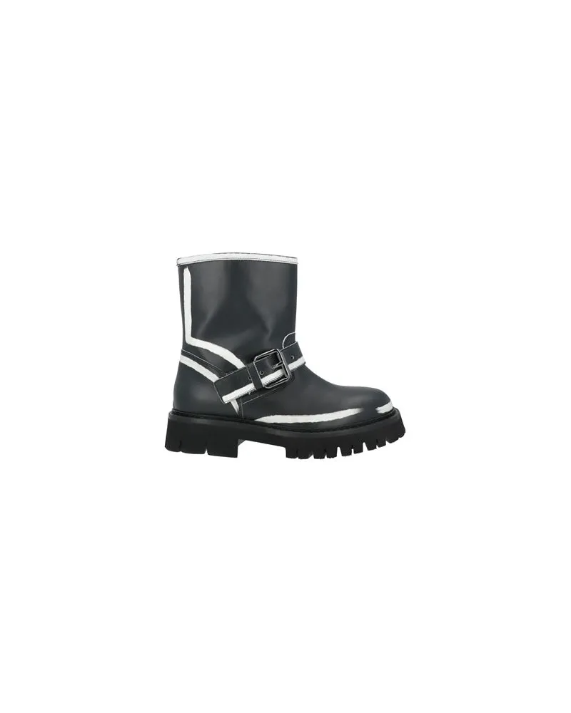Moschino SCHUHE - Stiefelettenauf YOOX.COM Schwarz