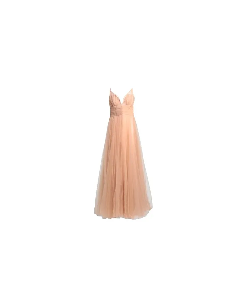 Elisabetta Franchi KLEIDER - Maxi-Kleiderauf YOOX.COM Hellrosa