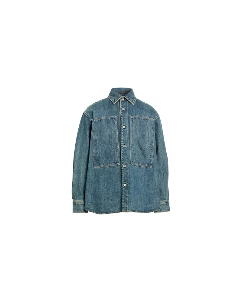 Jil Sander TOPS - Jeanshemdenauf YOOX.COM Blau