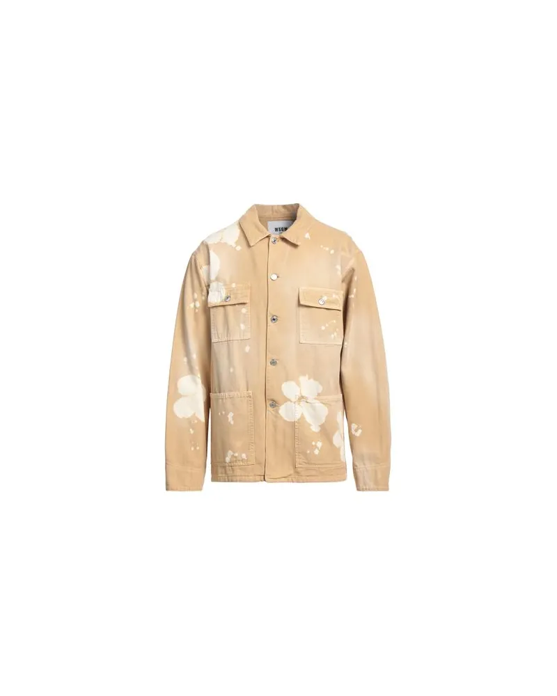 MSGM JACKEN & MÄNTEL - Jeansjacken/Mäntelauf YOOX.COM Kamel