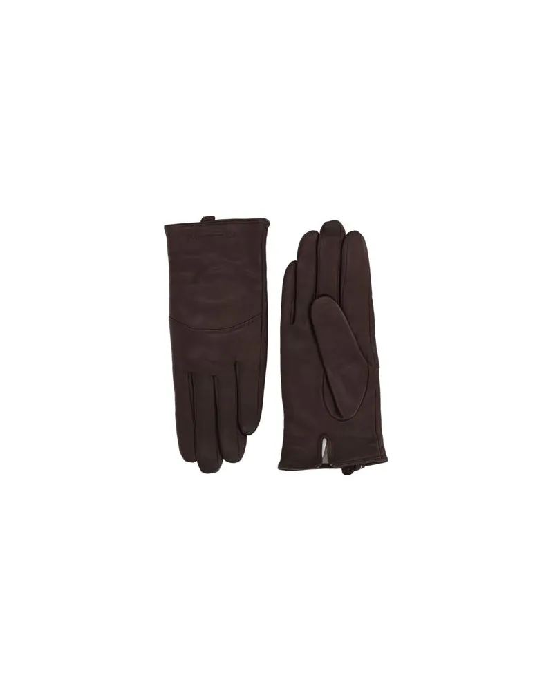 Max Mara ACCESSOIRES - Handschuheauf YOOX.COM Dunkelbraun