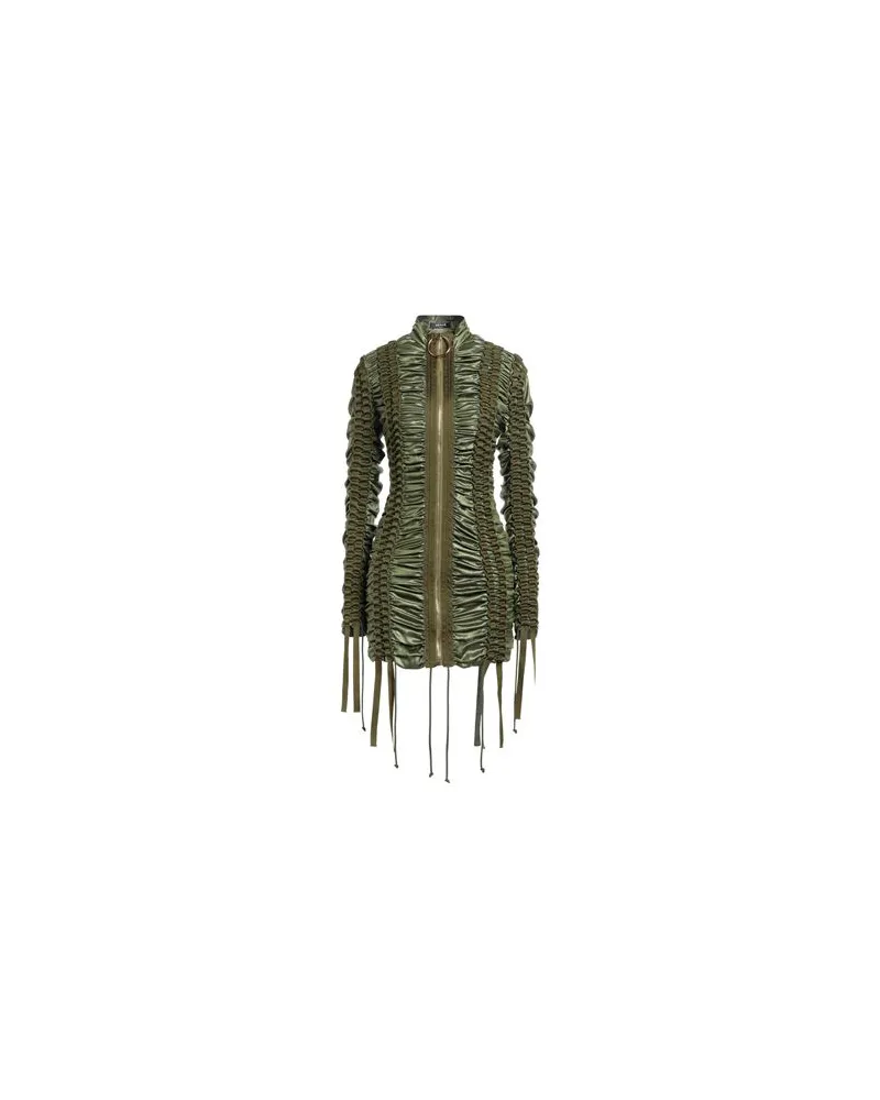 Balmain KLEIDER - Mini-Kleiderauf YOOX.COM Militärgrün