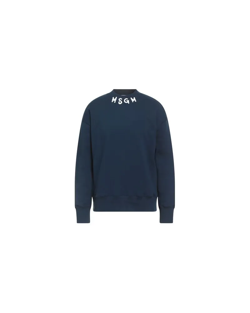 MSGM TOPS - Sweatshirtsauf YOOX.COM Marineblau