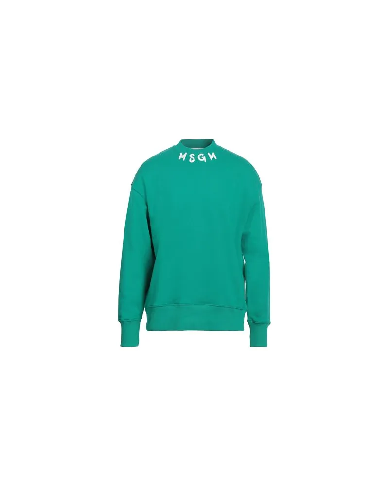 MSGM TOPS - Sweatshirtsauf YOOX.COM Grün