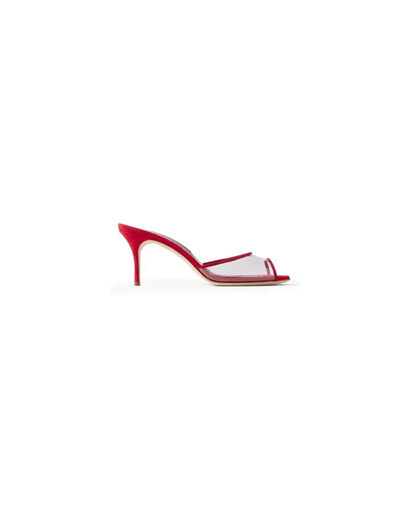 Manolo Blahnik SCHUHE - Sandalenauf YOOX.COM Rot