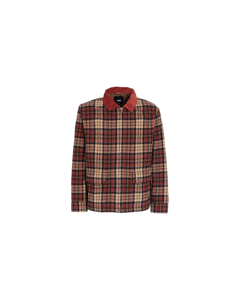 Vans WHITNEY PLAID JACKET  - JACKEN & MÄNTEL - Jacken und Anoraksauf YOOX.COM Ziegelrot
