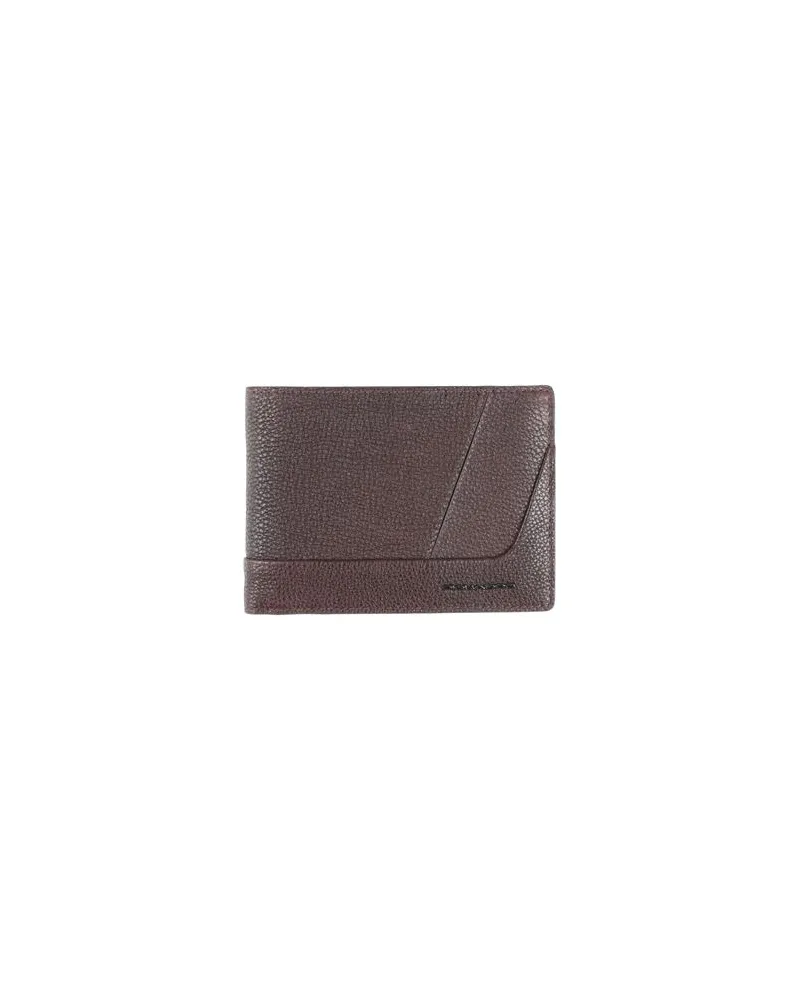 Piquadro Kleinlederwaren - Brieftaschenauf YOOX.COM Dunkelbraun