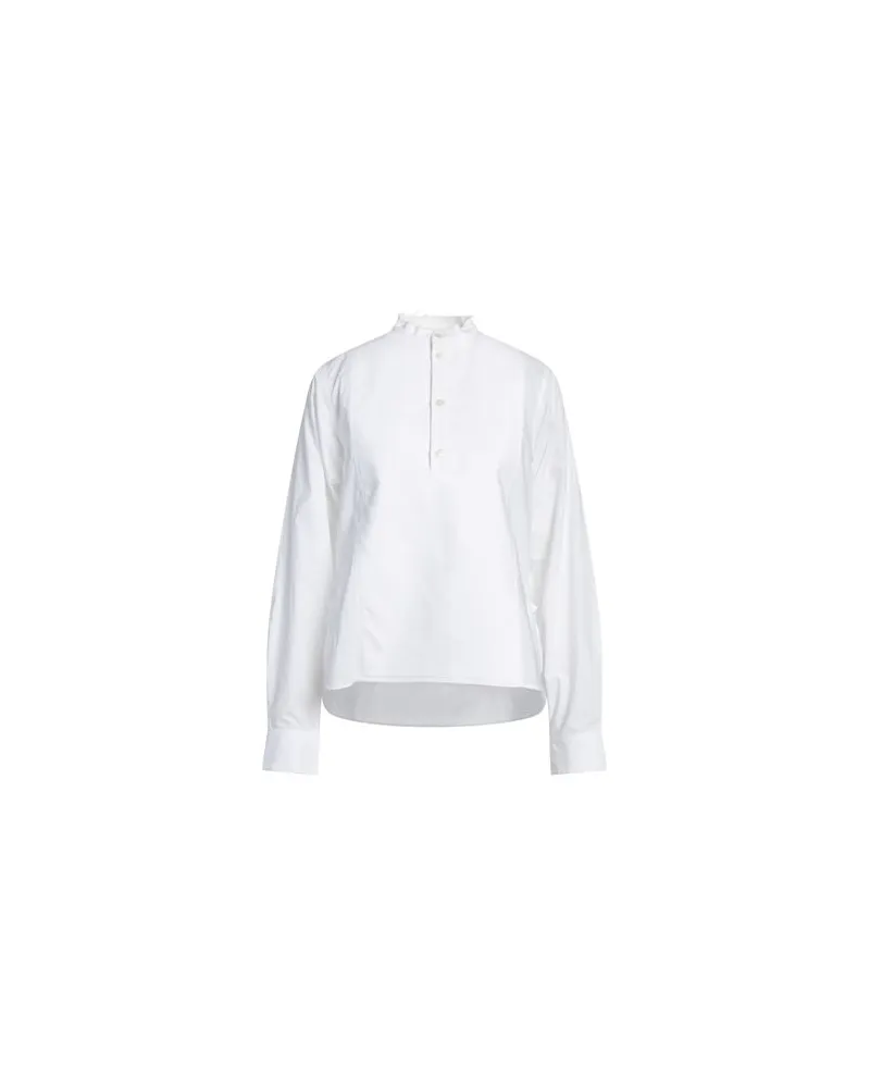 PLAN C TOPS - Hemdenauf YOOX.COM Weiß
