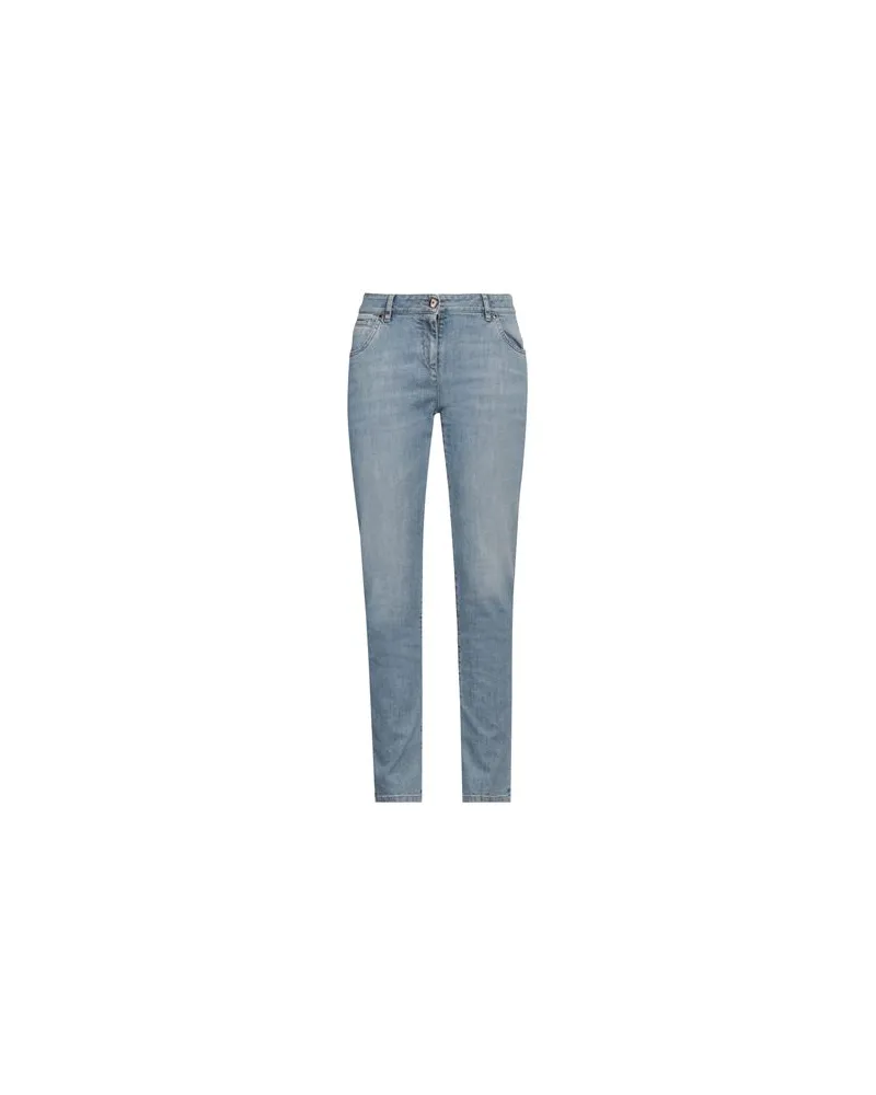 Brunello Cucinelli HOSEN & RÖCKE - Jeanshosenauf YOOX.COM Blau