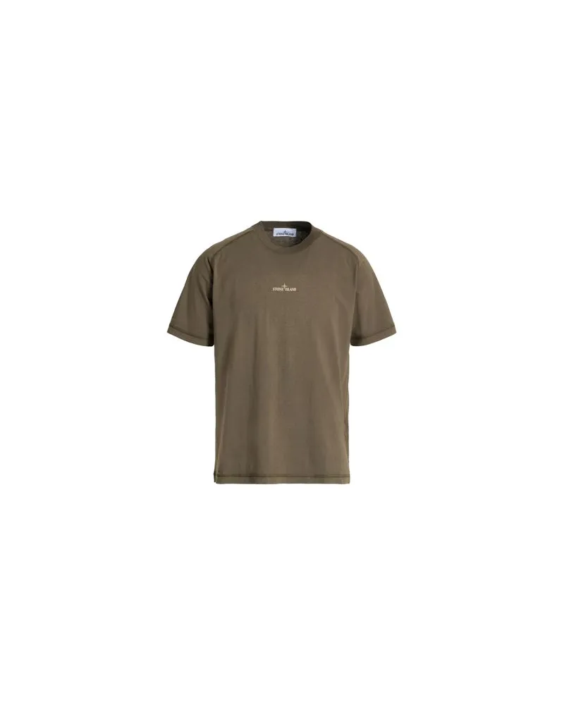 Stone Island TOPS - T-shirtsauf YOOX.COM Militärgrün