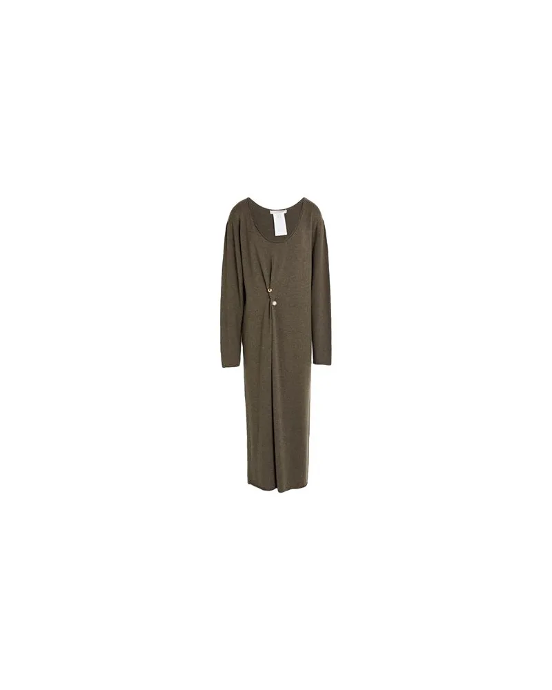 Philosophy Di Lorenzo Serafini KLEIDER - Maxi-Kleiderauf YOOX.COM Militärgrün
