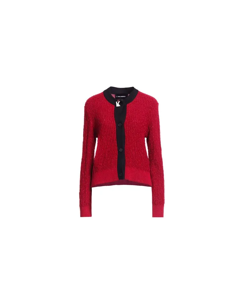 Karl Lagerfeld STRICKWAREN - Strickjackenauf YOOX.COM Rot
