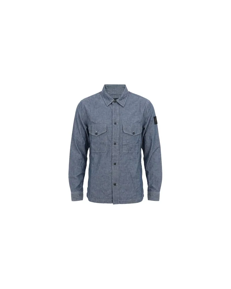 Belstaff TOPS - Jeanshemdenauf YOOX.COM Blau